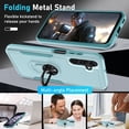 thumbnail image 5 of KOMI Compatible with Samsung Galaxy A16 5G Case with Screen Protector+Camera Lens Protector,Heavy Duty Full Body Phone Cover Built in Ring Holder Kickstand, 2025 Mint Green, 5 of 5