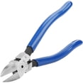 thumbnail image 3 of Diagonal Pliers, 8inch Blue Diagonal Pliers Cable Nose Cutting Nippers Wire Cutter Tool Heavy Duty Diagonal Flush Cutters Ideal Wire Snips for Various Cables, 3 of 10
