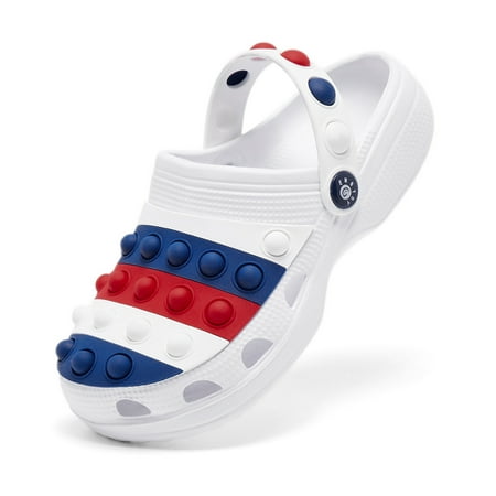 Engtoy Kids Clogs Graden Shoes Shower Sandals for Toddlers Boys Girls Non-Slip Breathable Lightweight Slip-on Beach Pool