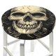 thumbnail image 3 of Balery Gothic Winged Skull Fundas de asiento para taburete de bar redondo de tela de terciopelo ajustables que protegen de arañazos y manchas para sillas de 14 a 17 pulgadas.-14 inch, 3 of 7