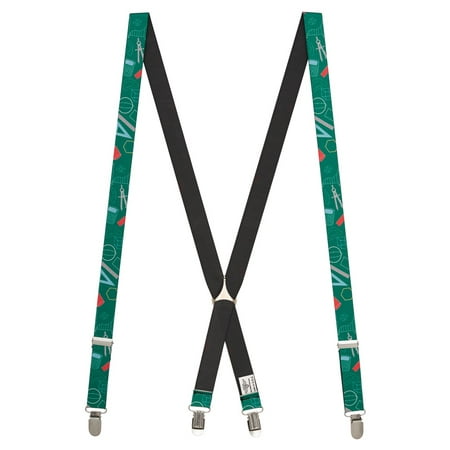 Buckle-Down Math Tools Suspenders Green