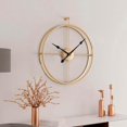 thumbnail image 1 of Reloj de pared grande Colco Reloj de pared dorado 20 pulgadas, 1 of 8
