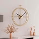 thumbnail image 2 of Decoración relojes de pared con para dorado Gloria Reloj de pared, 2 of 8