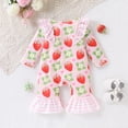thumbnail image 5 of mgoYE Baby Girl Cowgirl Outfit Hat Boots Print Romper 3 6 12 18M Western Jumpsuit Long Sleeve Ruffle Romper, Infant Cowgirl Outfit, Fall Winter Clothes(Light Pink,3-6 Months), 5 of 9
