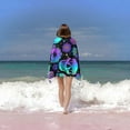 thumbnail image 6 of Skulls and Flowers Large Beach Towel - Plush Thick Cotton Pool Towel, Adult Beach Towels, 6 of 17
