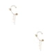 thumbnail image 4 of Jumpingount Clip de oreja de aleación para mujer, reemplazo de insecto de Color sólido, exquisito pendiente de boda para niñas, adorno de Oro a la derecha 2piezas, 4 of 6