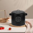 thumbnail image 2 of Fruit and Vegetable Storage,Potato and Onion Storage Bin Fruit Vegetable Buckets Kitchen Potato Onions Garlic Storage Buckets Potato Storage Cans Metal Buckets with Lids Water Buckets, 2 of 7