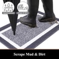 thumbnail image 4 of Doormat 32''''x20'''' Non Slip Entryway Mat Absorbent Front Door Mat Resist Dirt Washable Entrance Mat Resist Dirt Low Profile Door Mats for Entryway Farmhouse Welcome Mat, 4 of 6