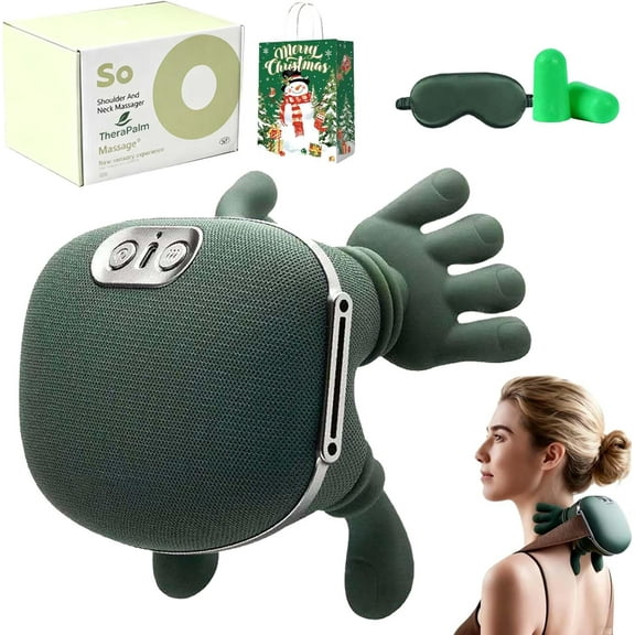 for Thera Palm Massager, Therapalm Neck and Back Massager, 4d Heat Kneading, Relaxing Massager for The Neck and Back, Cordless Necks Massager with Fingers for Pain Relief Deep Tissue (1PC)
