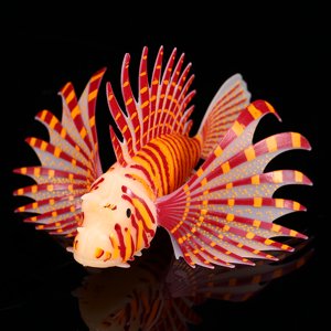 Haofy Fluorescence Aquarium des poissons Ornements, (brun) Fluorescence Aquarium du poisson Ornement, animaux Aquarium Animaux pour réservoir de poisson