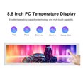 thumbnail image 3 of Monitor De Temperatura De Computadora, Mini Pantalla IPS USB De 8,8 Pulgadas, Pantalla Táctil De Rotación De 360, Pantalla De Temperatura De PC, Monitor De Datos De RAM De CPU, 3 of 7