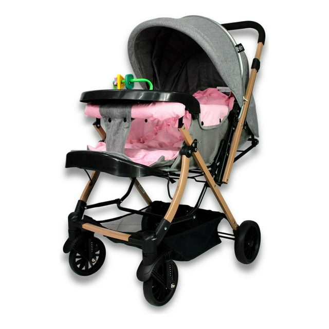 Carriola De Paseo Con Llantas Reforzadas Noni Is-555 T Rosa