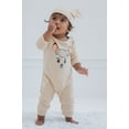 thumbnail image 4 of Disney Classics Bambi Infant Baby Boys Snap Cosplay Coverall and Hat Newborn to Infant, 4 of 5