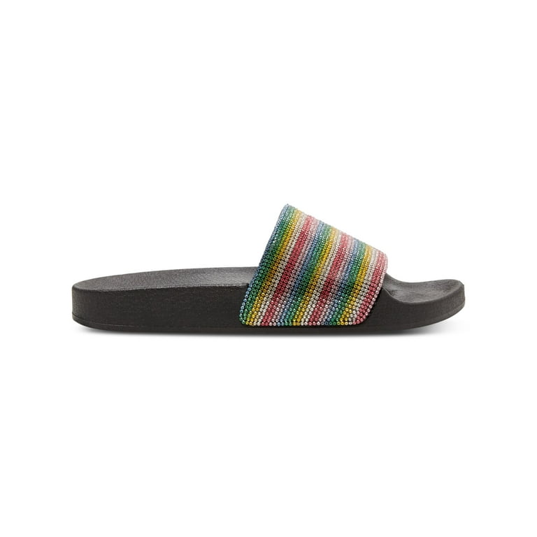 Madden girl rhinestone slides sale