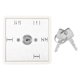 thumbnail image 1 of 5-position key switch Automatic sliding door operation Function selection On/Off, 1 of 4
