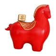 thumbnail image 4 of Figura de caballo Feng Shui Decoración Souvenir moderno Adorno de escritorio coleccionable para con XI Word, 4 of 9