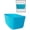 21 OZ Pack of 6 Blue, variant on 6 Pack Feeder Waterer Chicken 21 oz Food Water Cage Cups Puppy Cat Rabbit Hanging Feeding Dish Coop Bowl Watering Container Treats Drinker for Pigeon Bird Bath Basin Hamster Bed