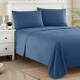 thumbnail image 3 of Sweet Home Collection 1800 Series Bed Sheets - Extra Soft Microfiber Deep Pocket Sheet Set - Denim, Twin, 3 of 6