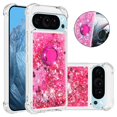 thumbnail image 1 of Case for FOXDOCK Google Pixel 9/9 Pro Full Corner Protection Glitter Phone Case with Ring Holder, 1 of 4