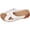 01_White, variant on HNMKIU Womens Sandals Fashion Open Toe Slide Style Comfortable Casual Slippers for Summer Beach Wear Lightweight Breathable Summer Shoes Black,6.5