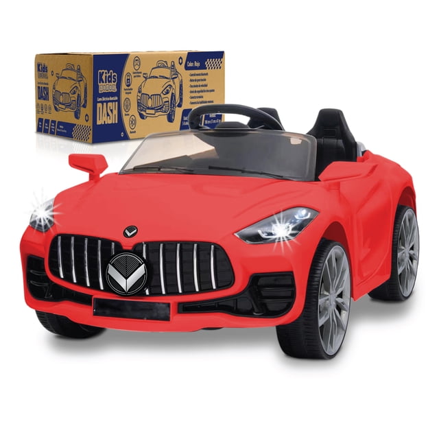 Kids House Carro Montable para Niños DASH, con Luz, Música USB MP3, Educación Temprana, Batería Dual 6V, Diseño Compacto y Seguro