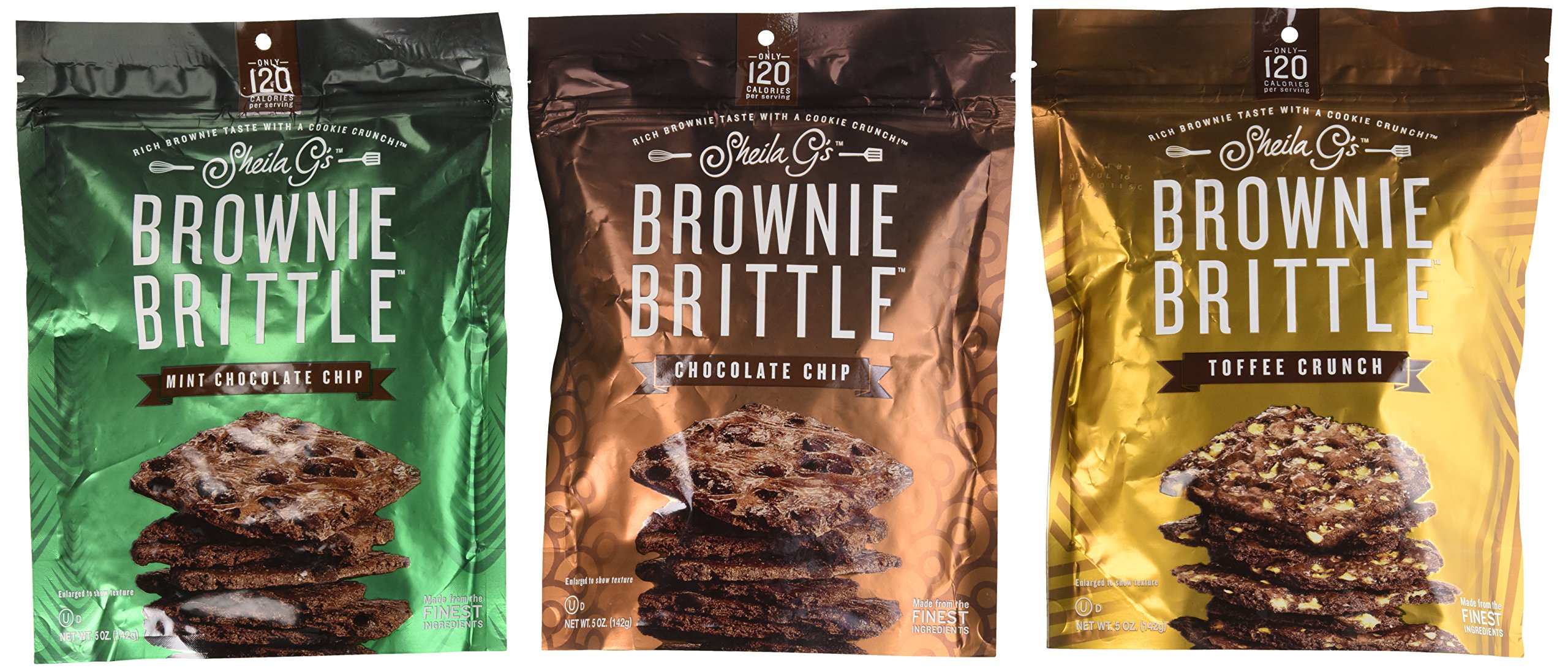 Sheila G's Brownie Brittle 3 Flavor Variety Pack (1) Sheila G's