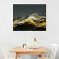 thumbnail image 3 of Nawypu Wall Art Modern light Luxury Abstract Gold ink Landscape Canvas Wall Art for Living Room and Bedroom, Color Pictures, Artwork Home Decor Canvas Print Wall Decor Ready to Hang,, 3 of 5