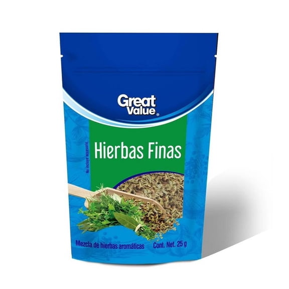 Mezcla de hierbas finas Great Value 25 g