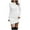 White, variant on Sweater Dresses for Women Casual Crewneck Long Sleeve Knit Pullover Dress Fall Warm Bodycon Mini Dress