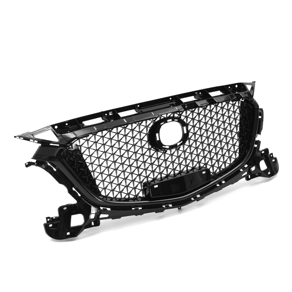 Front Upper Bumper Mesh Grille Grill for Mazda 3 Axela
