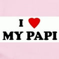 thumbnail image 2 of CafePress - I Love MY PAPI Infant Bodysuit - Baby Light Bodysuit, Size Newborn - 24 Months, 2 of 4