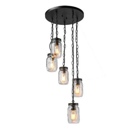 Lnc 5 Light Chandelier Lighting Spiral Glass Jar Ceiling Linear Kitchen Island Lnc 5 Light Chandelier Lighting Spiral Glass Jar Ceiling Linear Kitchen Island