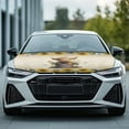 thumbnail image 2 of Uorisanigo Cute Yak Sunflower Car Cover Protector Fashion Stretchable Car Hood Cover Removable Vehicles Decorate Snow Car Cover Automotive Accessories Suitable for Cars, 2 of 7