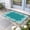 Aqua, variant on Coastal Coral Door Mat Indoor Outdoor, Orange White Ocean Marine Nautical Beach Non Slip Welcome Mat with Rubber Backing, Absorbent Fabric Front Door Mats Entryway Rug for Home Patio Entrance 24"x36"