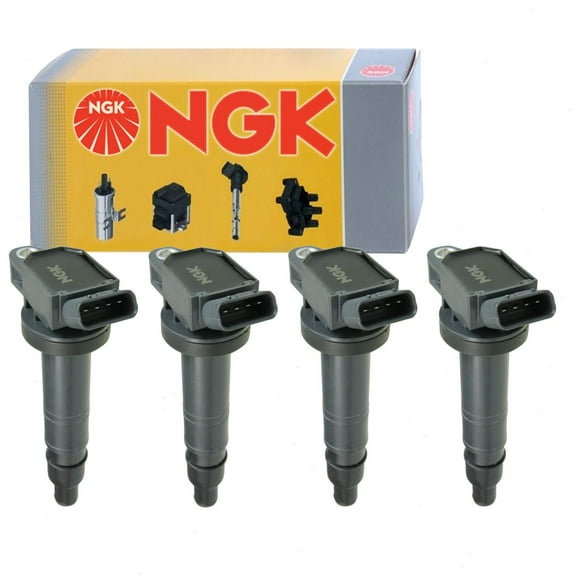 4 pc NGK Ignition Coils compatible with Toyota Camry 2.4L L4 2007-2011