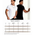 thumbnail image 7 of Men's 100% Cotton Heavyweight T-Shirt White 180GSM, Crew Neck Solid Basic Casual Tee, Soft Durable Shirts S-3XL, 3 Pack, 7 of 7