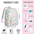 thumbnail image 5 of Owl Pattern Backpack for Women, Lightweight and Spacious School Bag with Big Eyes Owl and Night Sky Cartoon Design, 5 of 5