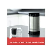 BLACK+DECKER Coffee Grinder, One Touch Push-Button Control, Stainless Steel CBG110S