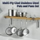 thumbnail image 4 of Cooks Standard Juego de utensilios de cocina de acero inoxidable revestido de varias capas, 9 piezas, plateado, 4 of 5