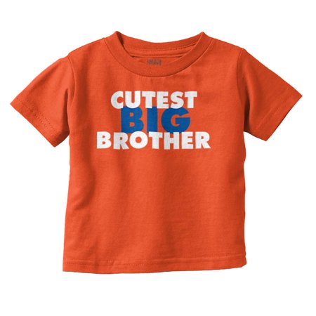 

Brother Boys Toddler Tshirts Tees T-Shirts Cutest Big Older Son Shower Birthday