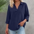 thumbnail image 6 of Plus Size Tops For Women Long Sleeve Mesh Solid Color T Shirt Womens Plus Size Tops Summer Tops Casual Plus Size Blouses For Women Tees, 6 of 6