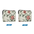 thumbnail image 7 of FORMRS 15-15.6 inch Laptop Sleeve Case Soft Carrying Quilted Computer Bag Cover, Red Floral Pattern, 7 of 7