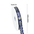 thumbnail image 3 of Fufafayo under $5 Christmas Ribbons, 900x0.79 Inch Printed Grosgrain Ribbon Metallic Glitter Holiday Festival Christmas Satin Ribbons for Gift Wrapping Crafts Xmas Decorations, 3 of 6