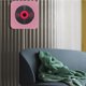thumbnail image 4 of Reproductor de CD Bearachild Boombox de Audio doméstico inalámbrico portátil con Bluetooth montado en la pared con Control remoto Radio FM Cables de audio/vídeo Rosado, 4 of 6