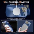 thumbnail image 3 of Dteck Magnetic for iPhone 14 Pro Case with Full Camera Lens Protector, Compatible with MagSafe, Military Grade Drop Protection Scratch Resistant Matte Shockproof Phone Cover for iPhone 14 Pro,Blue, 3 of 7