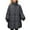 Black, variant on Breezora Women Stand Collar Longline Puffer Coat Loose Fit Warm Winter Jacket Comfortable Cozy L Size Black