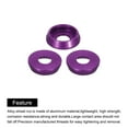 thumbnail image 4 of Uxcell M4 Cone Cup Countersunk Washers,Hole Dia 3mm/0.12" Anodized Aluminum for Screw RC,Model Parts,60PCS(Purple), 4 of 6