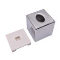 thumbnail image 4 of Bearachild Caja de pañuelos de galvanoplastia, caja de papel de rollo para sala de estar, caja de papel para Hotel y hogar, caja de papel de escritorio Almacenamiento y organización del hogar Bearachild HA014090-00, 4 of 6