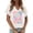 Beige, variant on Women T-Shirts Plus Size Happy Easter Rabbit Tops Egg Short-Sleeve T-Shirt Tops Round Neck Tunic Blouse Womens' Tops, Tees & Blouses