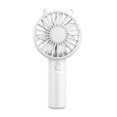 thumbnail image 2 of Leeye Portable Handheld Fan USB Rechargeable Mini Personal Cooling Fan 5 Speeds Brushless Motor Quiet Desk Fan for Travel Office Home, White, 2 of 6